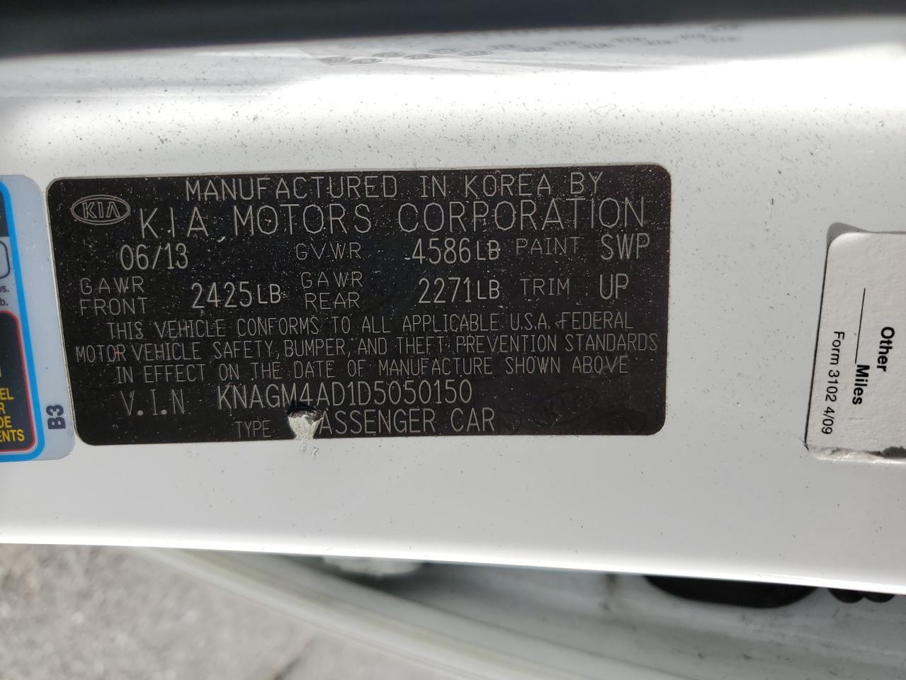 2013 KIA Optima Hybrid