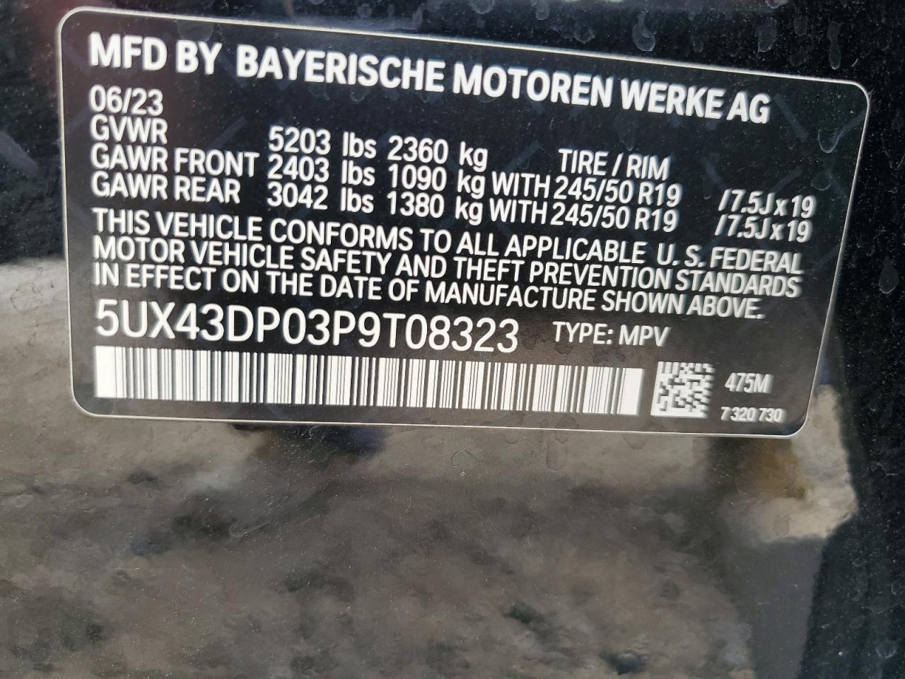 2023 BMW X3