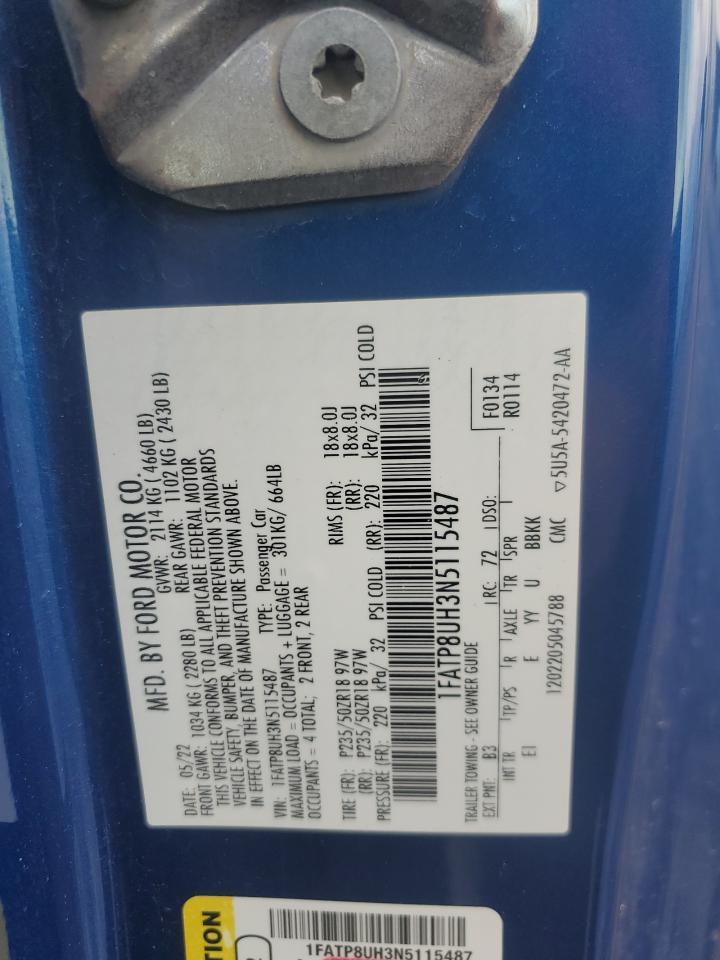 2022 FORD MUSTANG
