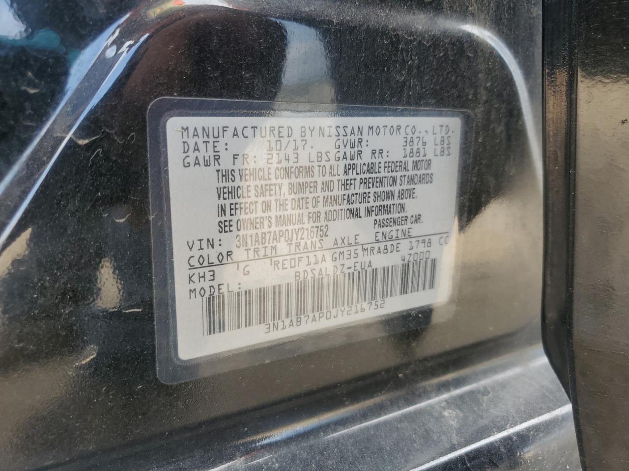 2018 NISSAN SENTRA