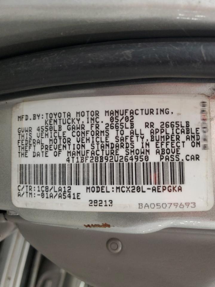 2002 TOYOTA Avalon