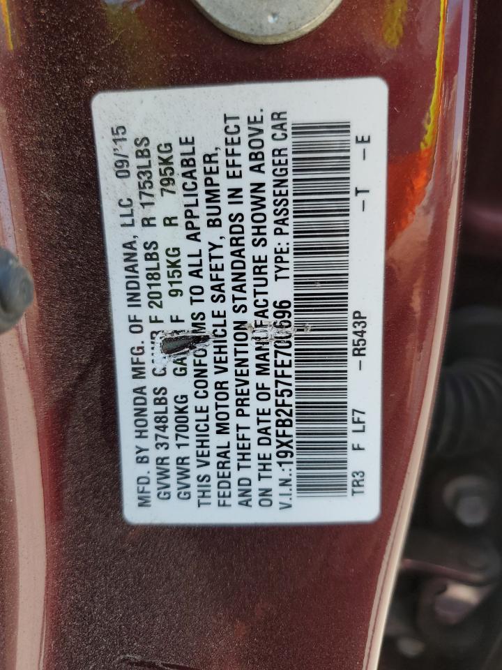 2015 HONDA CIVIC