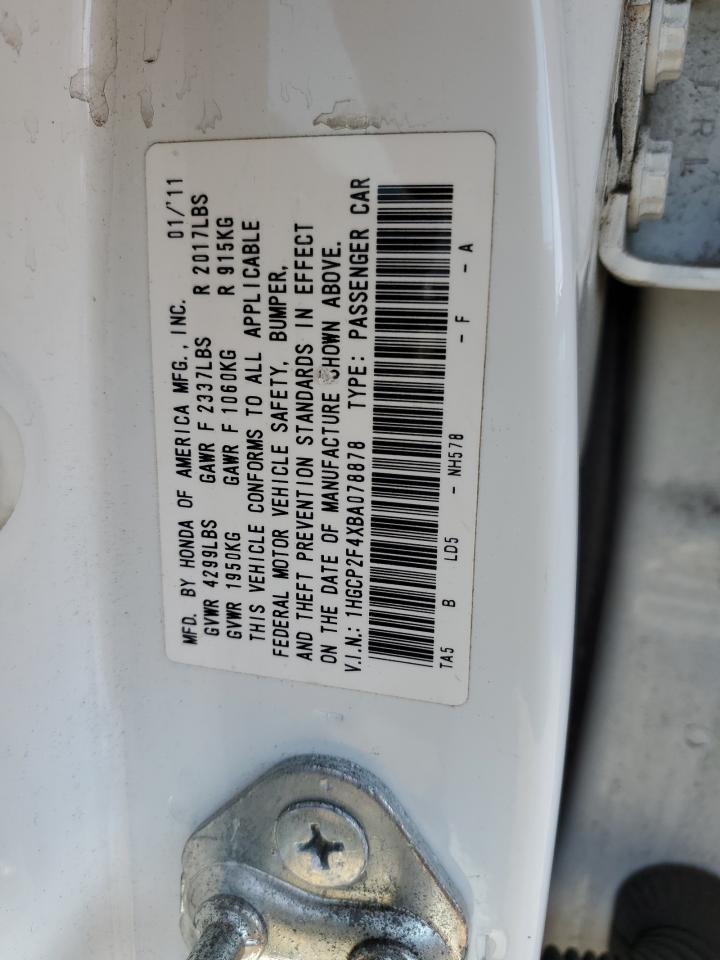 2011 HONDA ACCORD