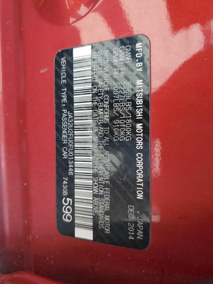 2015 MITSUBISHI LANCER