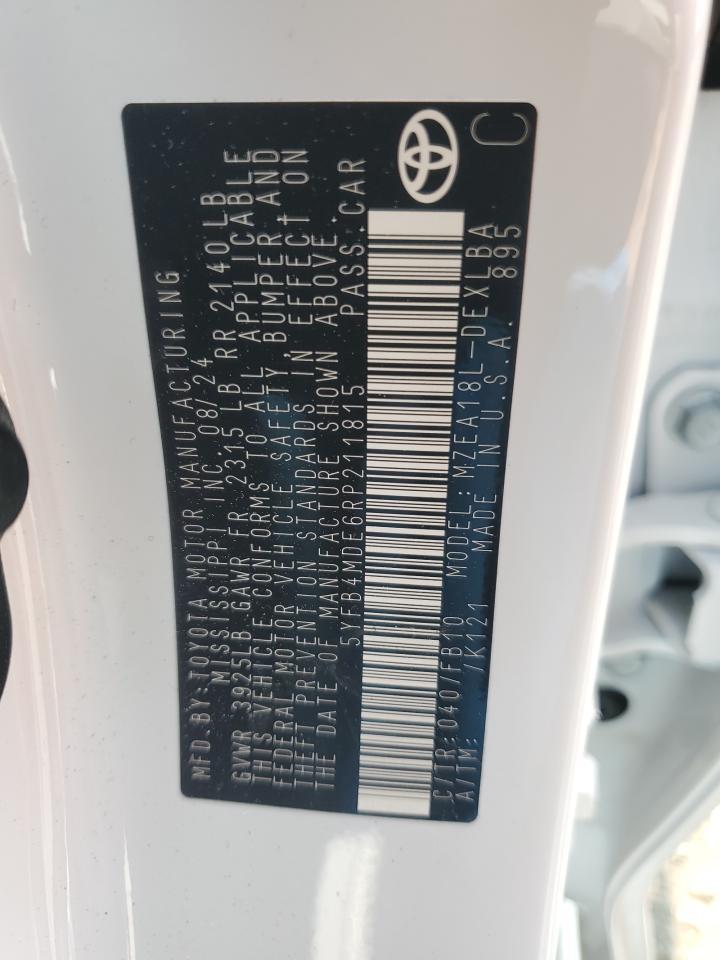 2024 TOYOTA COROLLA