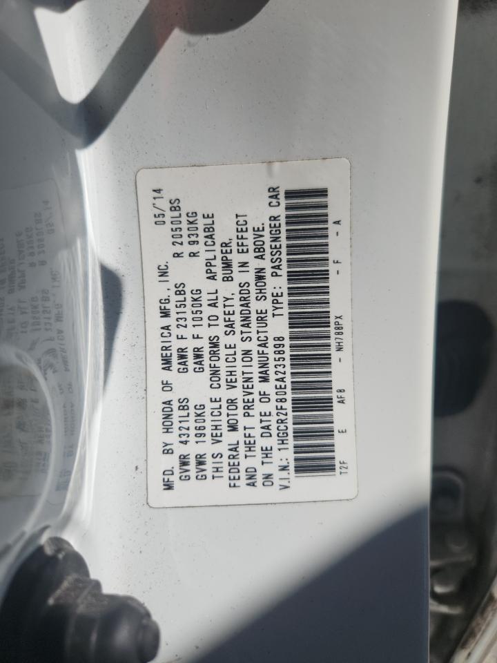 2014 HONDA ACCORD