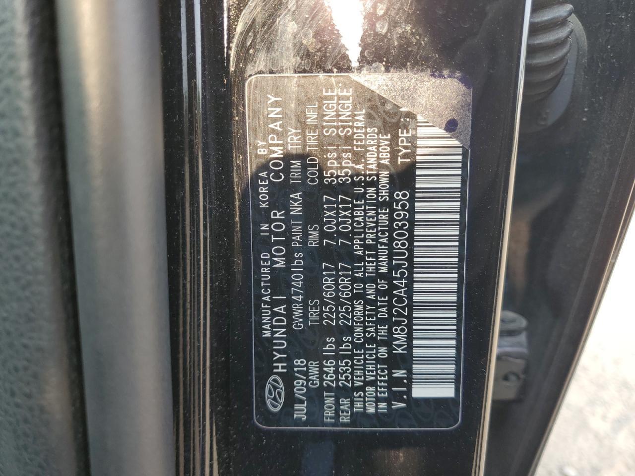 2018 HYUNDAI TUCSON
