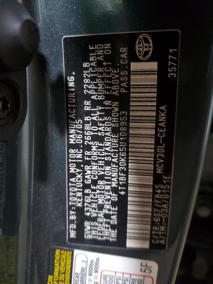 2005 TOYOTA CAMRY