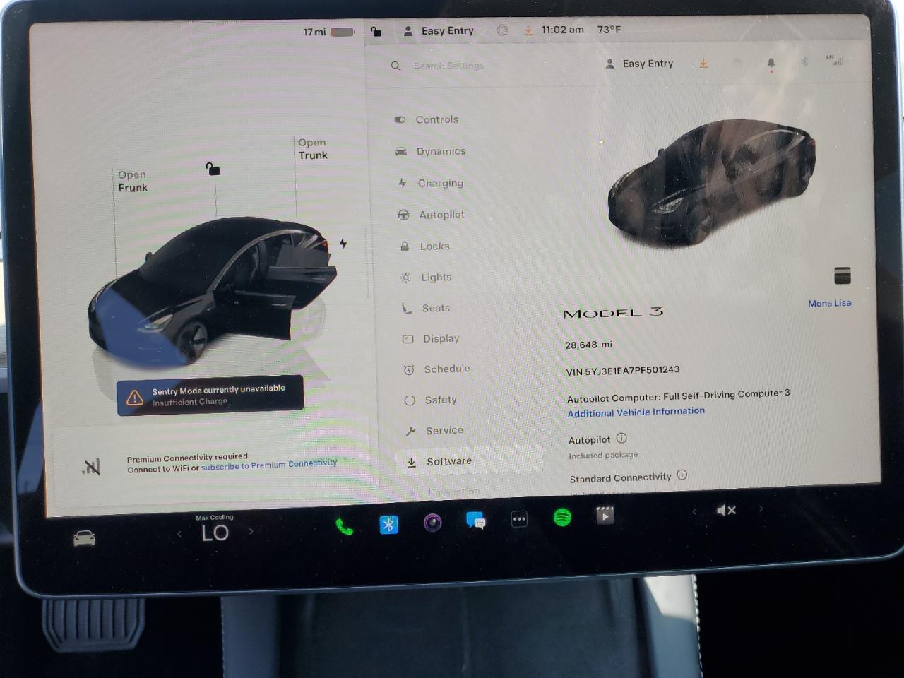 2023 TESLA MODEL 3