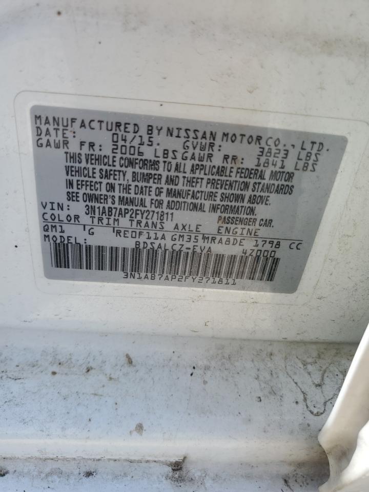 2015 NISSAN SENTRA