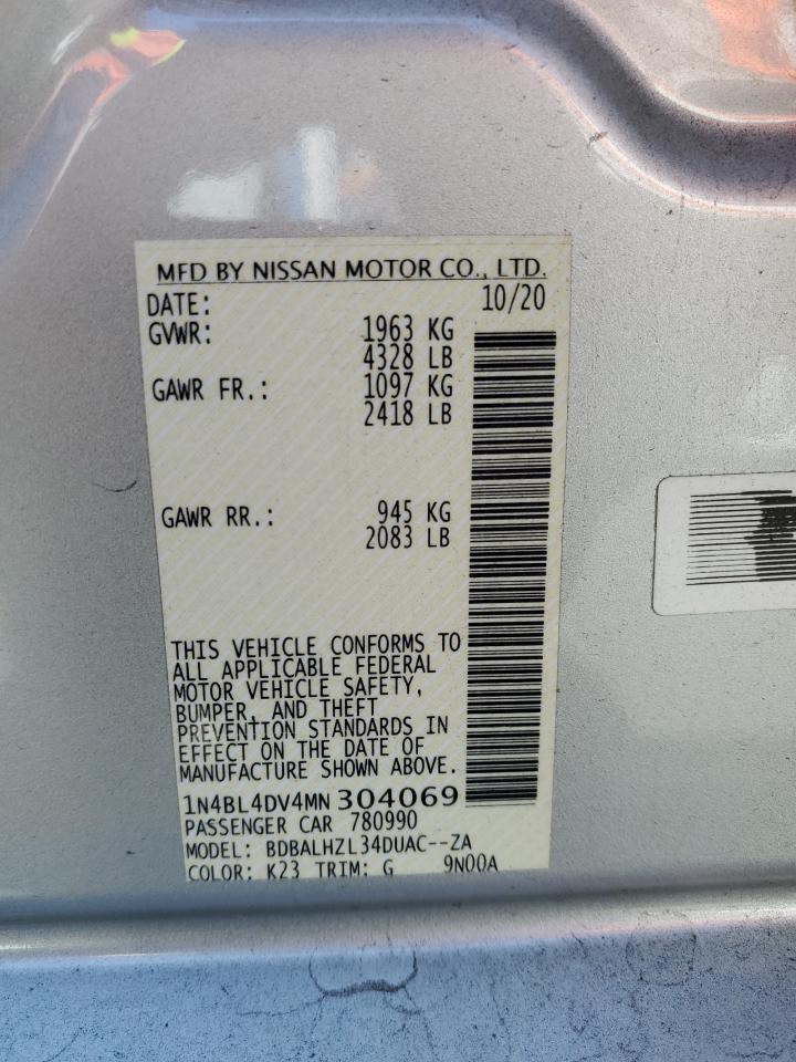 2021 NISSAN ALTIMA