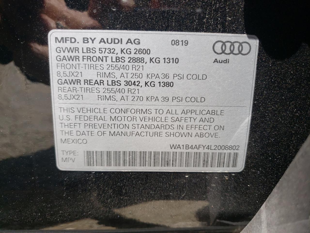 2020 AUDI SQ5