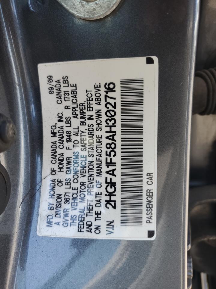 2010 HONDA CIVIC