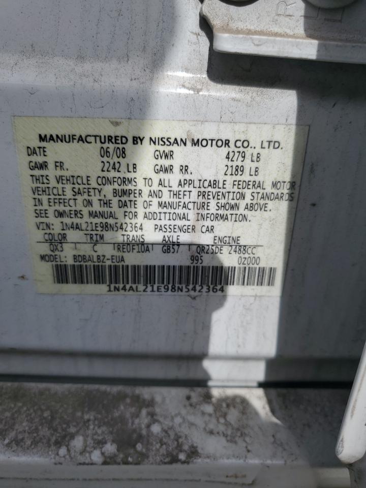 2008 NISSAN ALTIMA