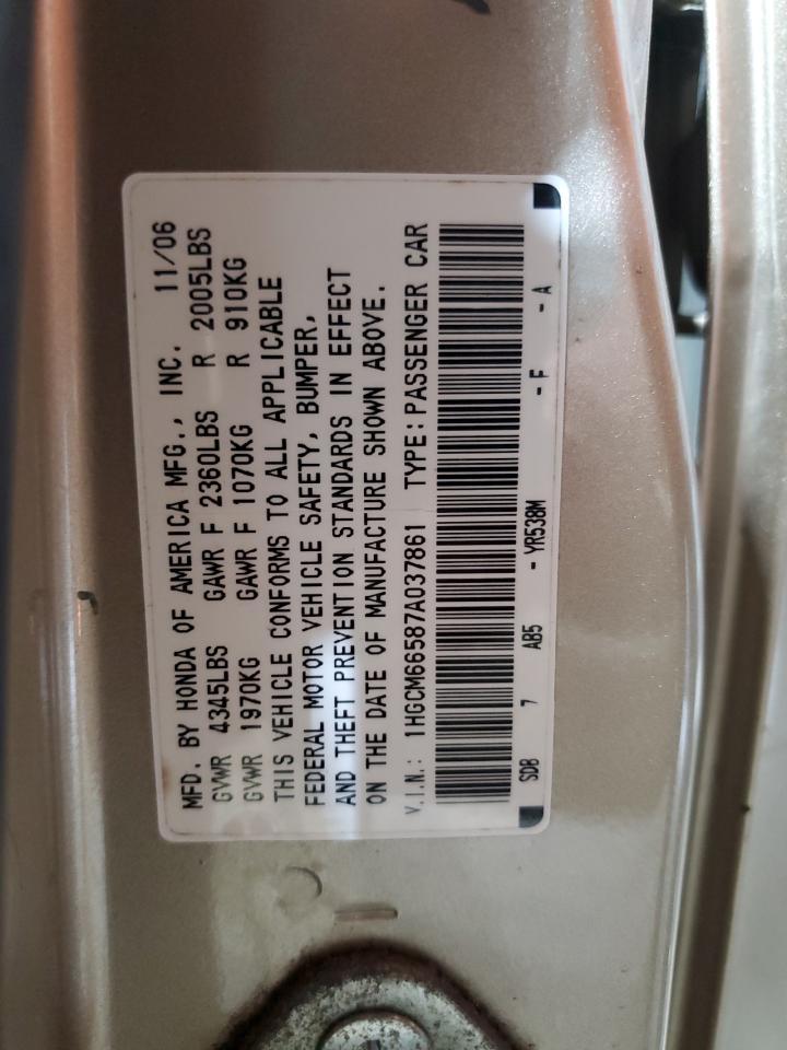 2007 HONDA ACCORD