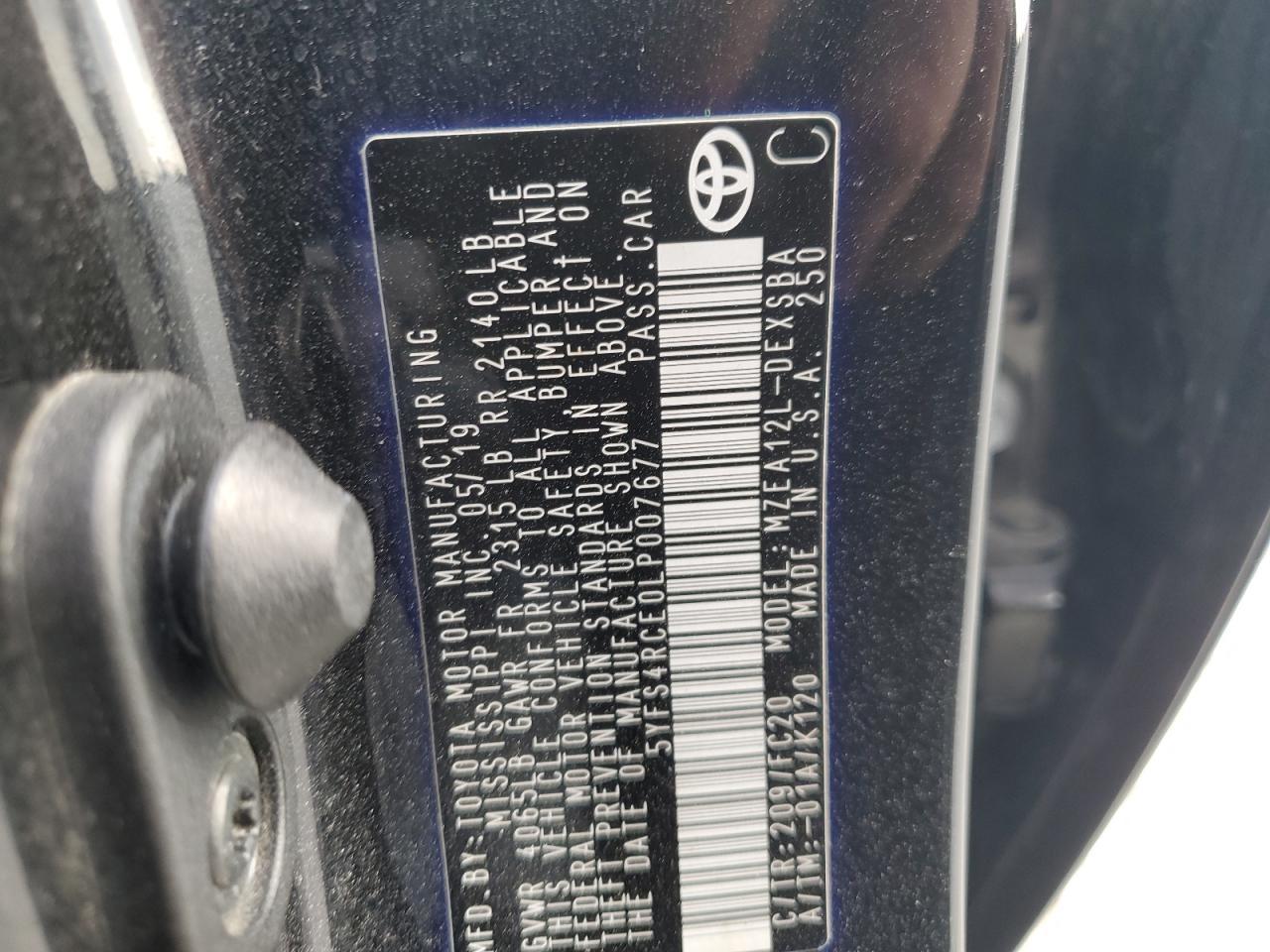 2020 TOYOTA