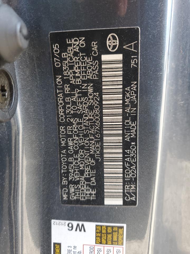 2006 TOYOTA SCION