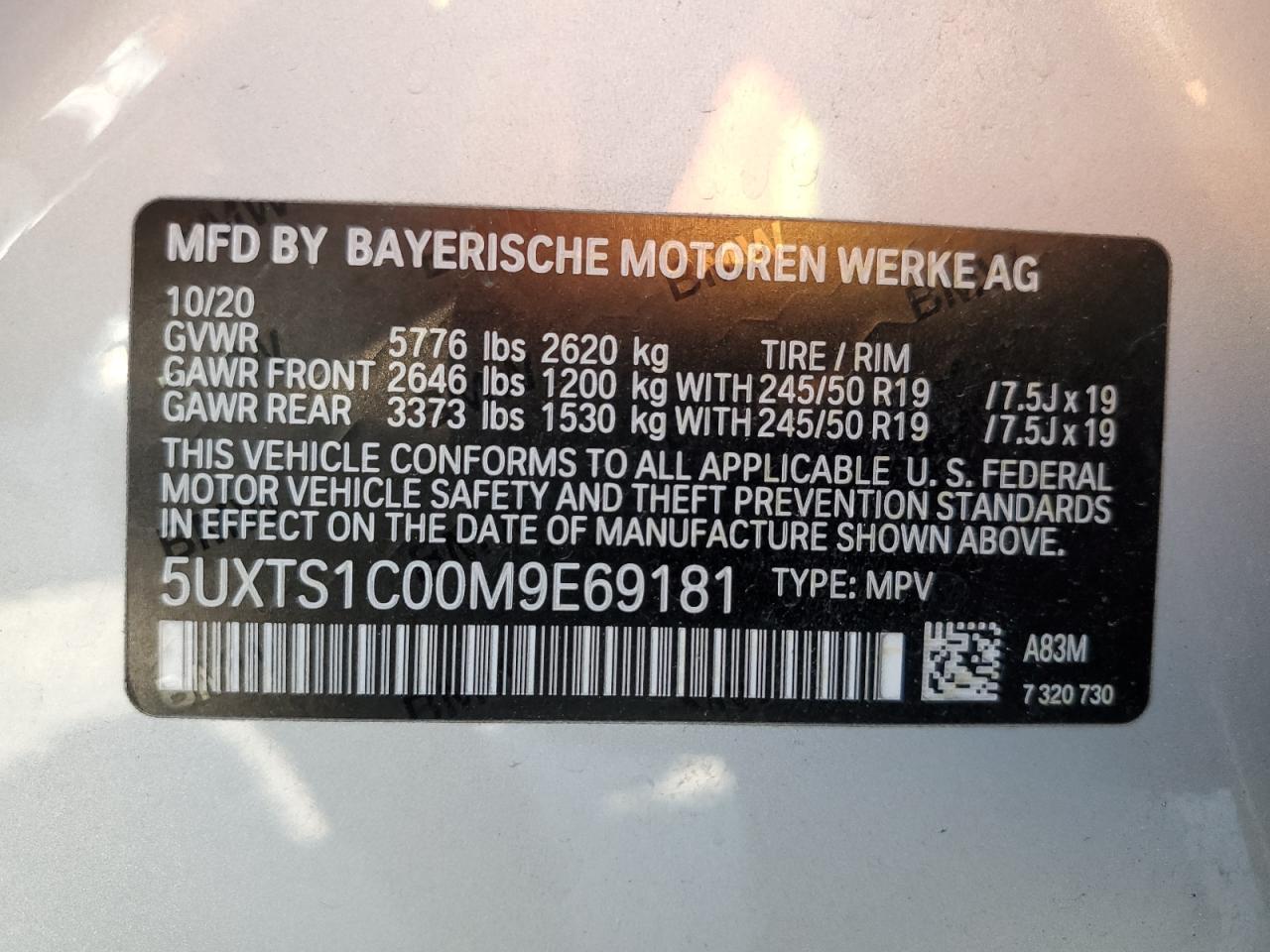 2021 BMW X3