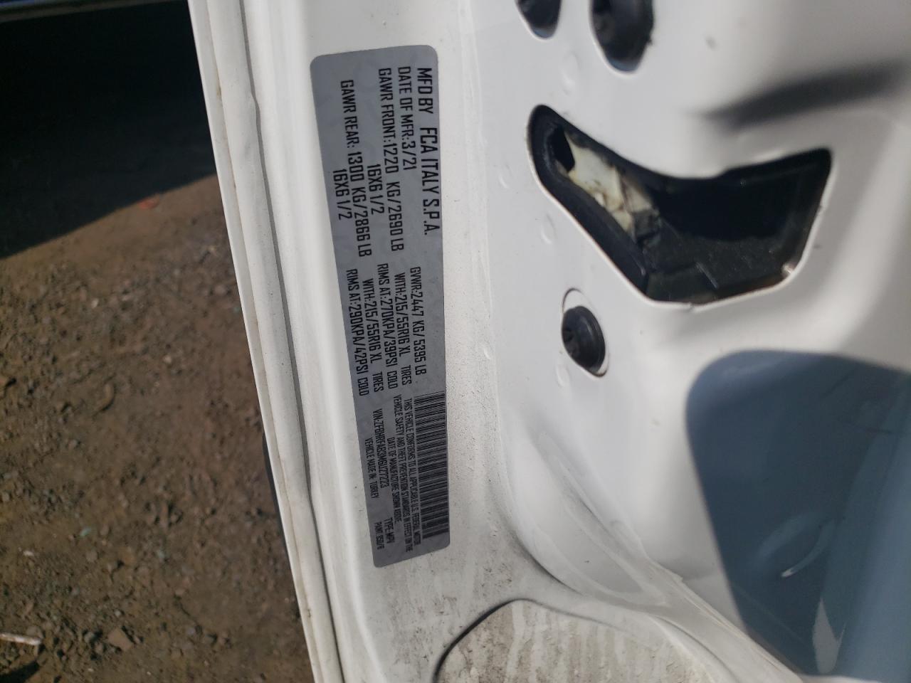 2021 RAM ProMaster City