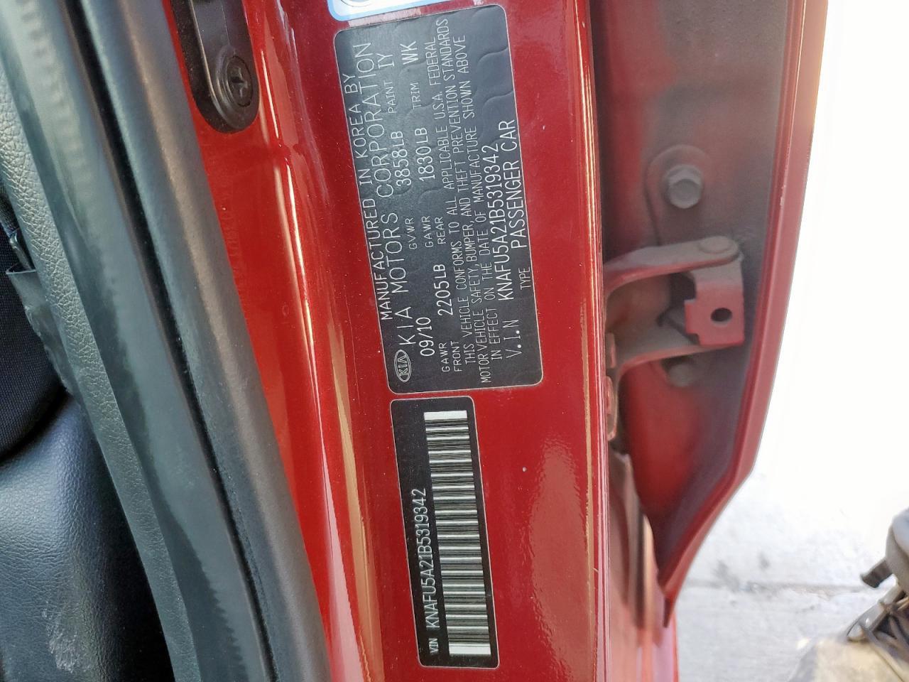 2011 KIA FORTE
