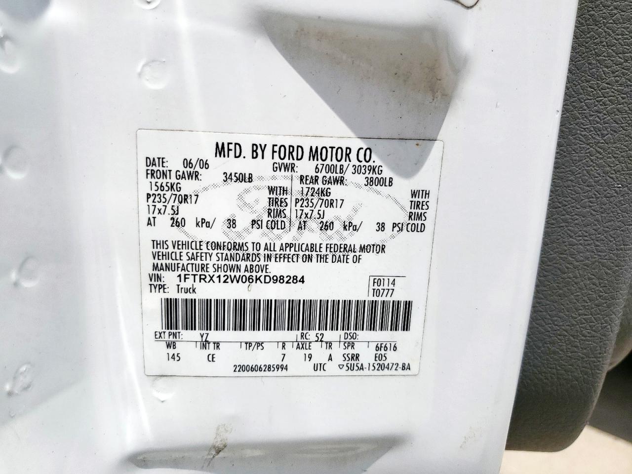 2006 FORD F-150