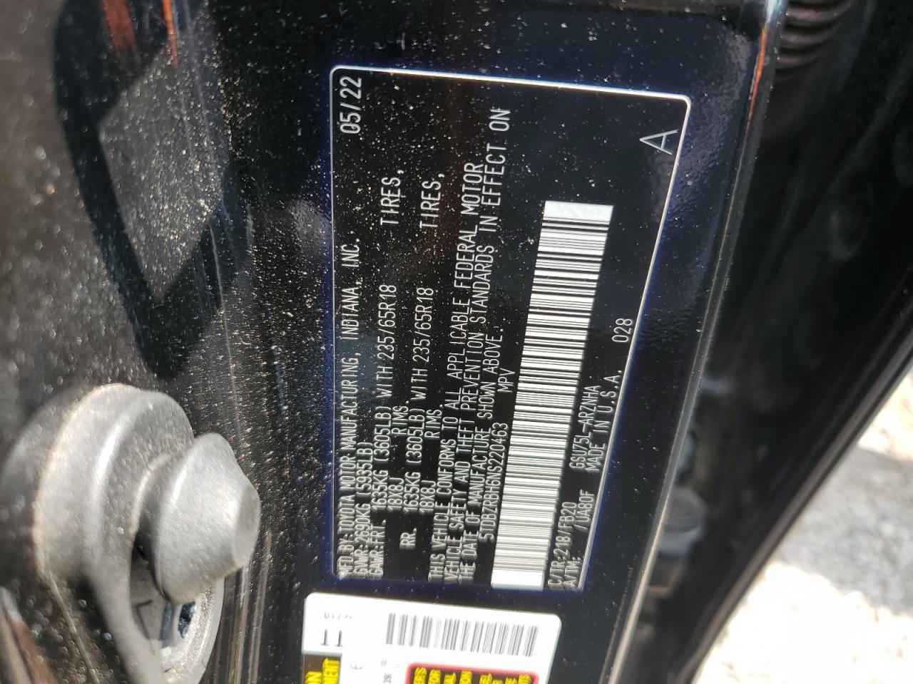 2022 TOYOTA HIGHLANDER