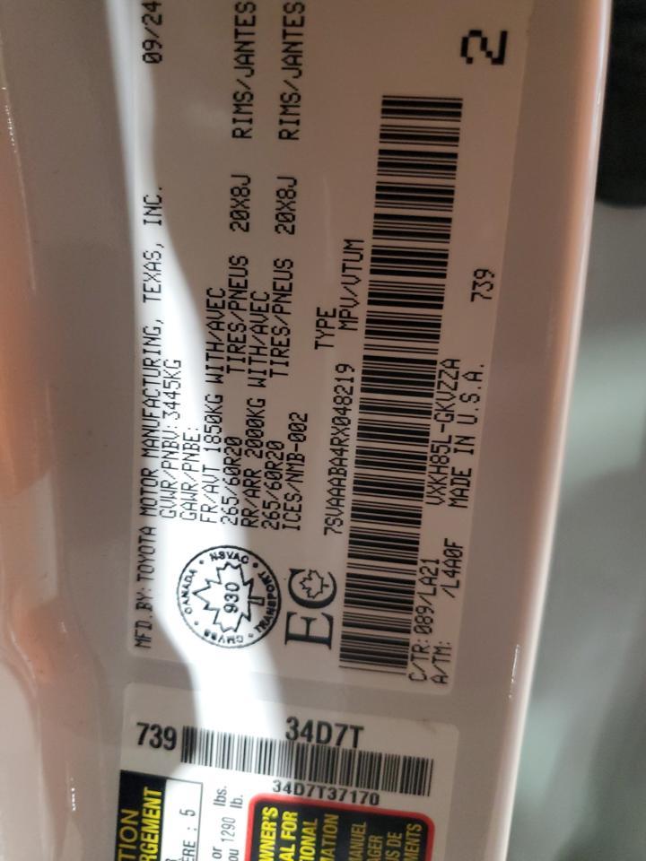 2024 TOYOTA Sequoia