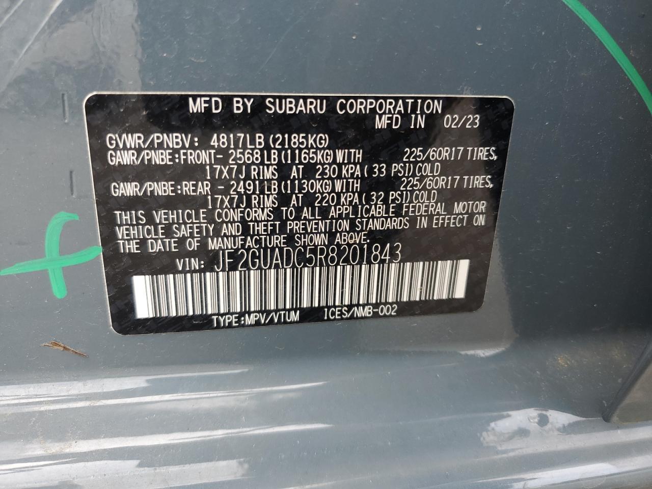 2024 SUBARU Crosstrek