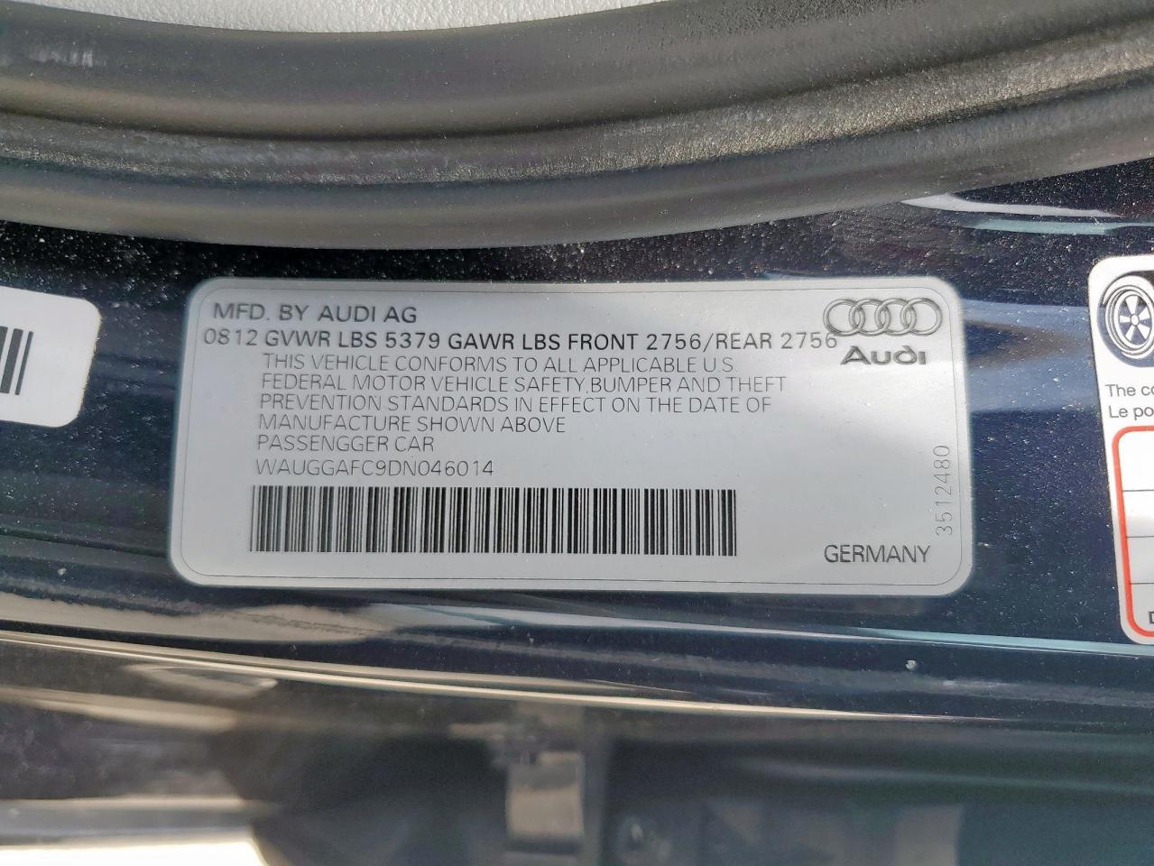 2013 AUDI A6