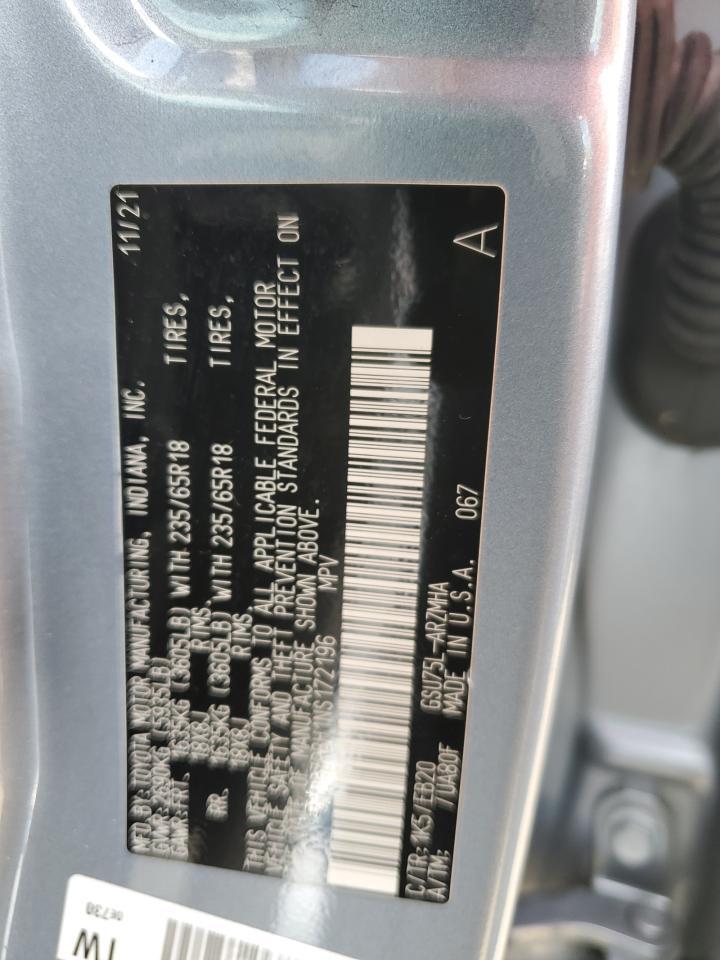 2022 TOYOTA HIGHLANDER