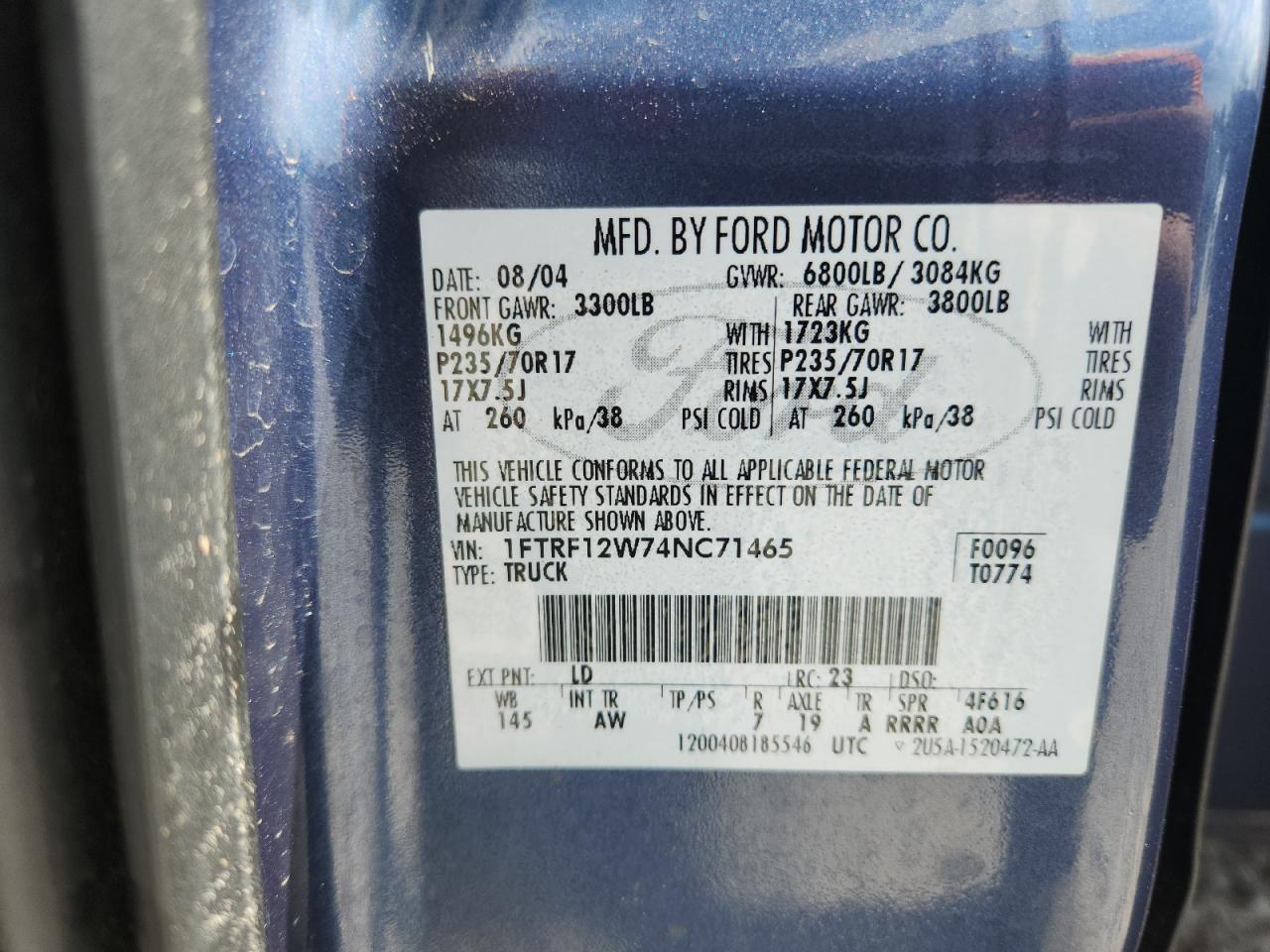 2004 FORD F-150