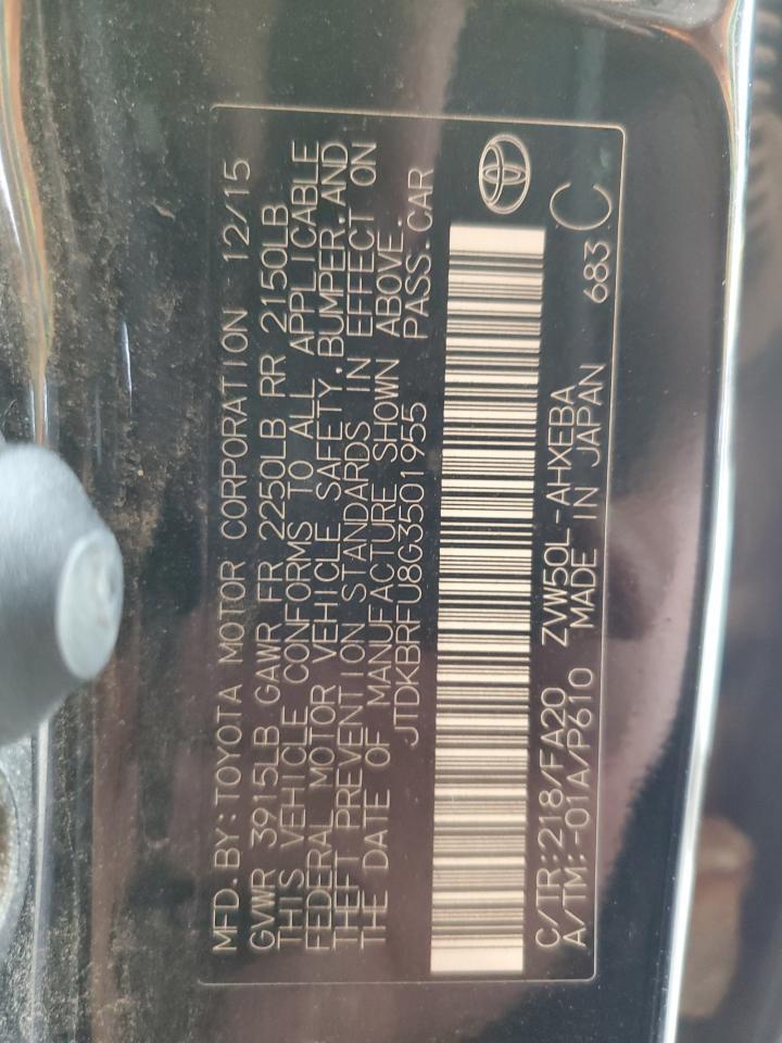 2016 TOYOTA PRIUS
