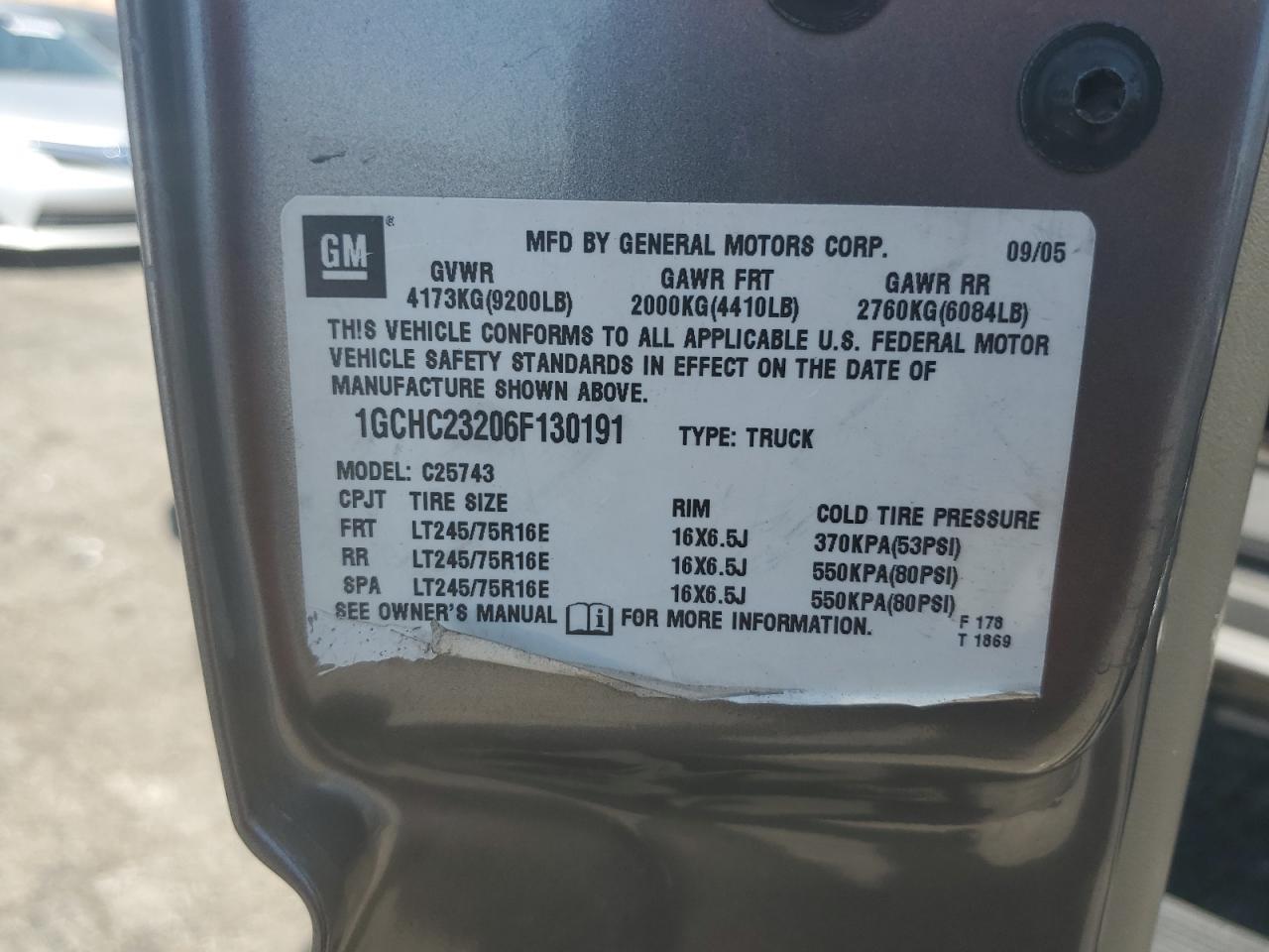 2006 CHEVROLET Silverado 2500