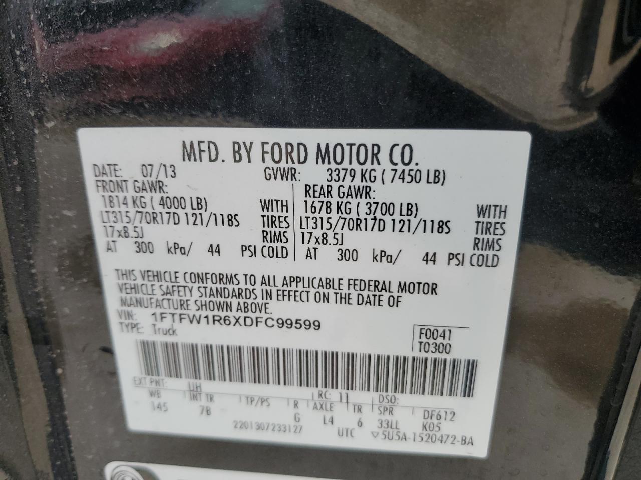2013 FORD F-150