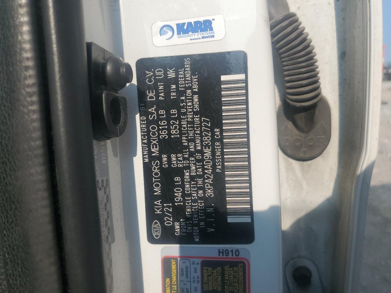 2021 KIA RIO