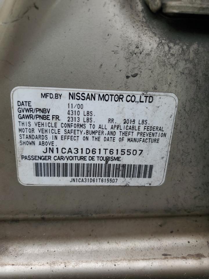 2001 NISSAN Maxima
