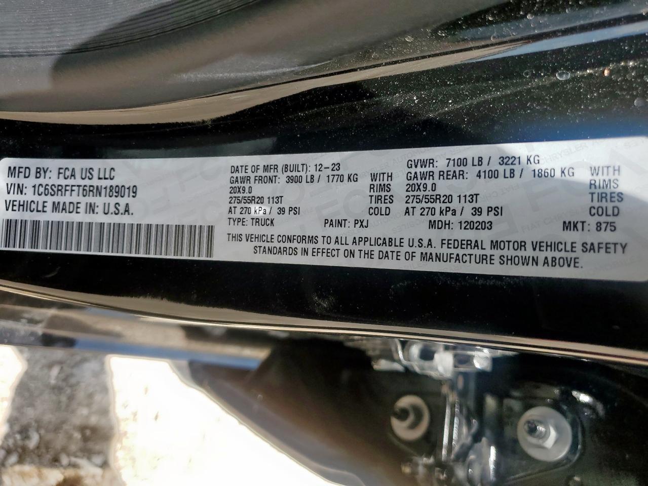 2024 RAM 1500