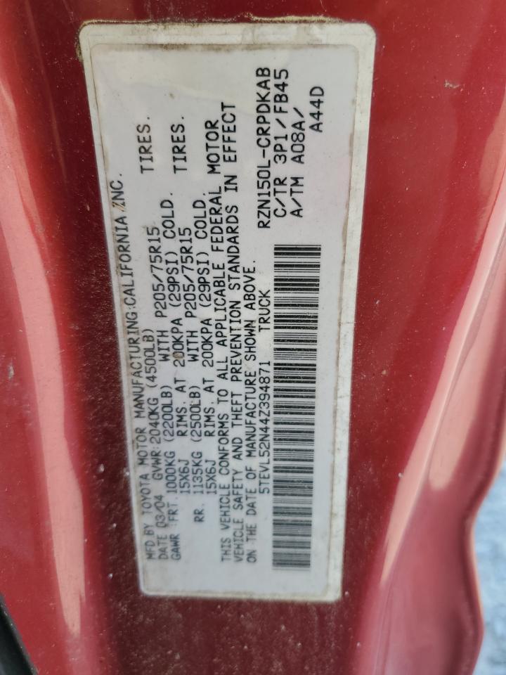 2004 TOYOTA TACOMA