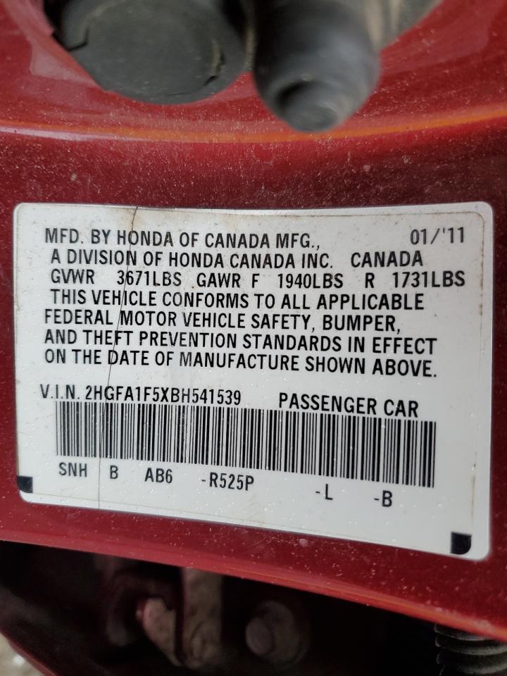 2011 HONDA CIVIC