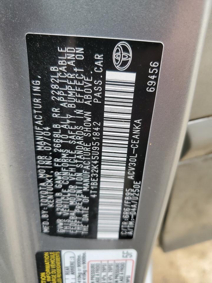 2005 TOYOTA CAMRY