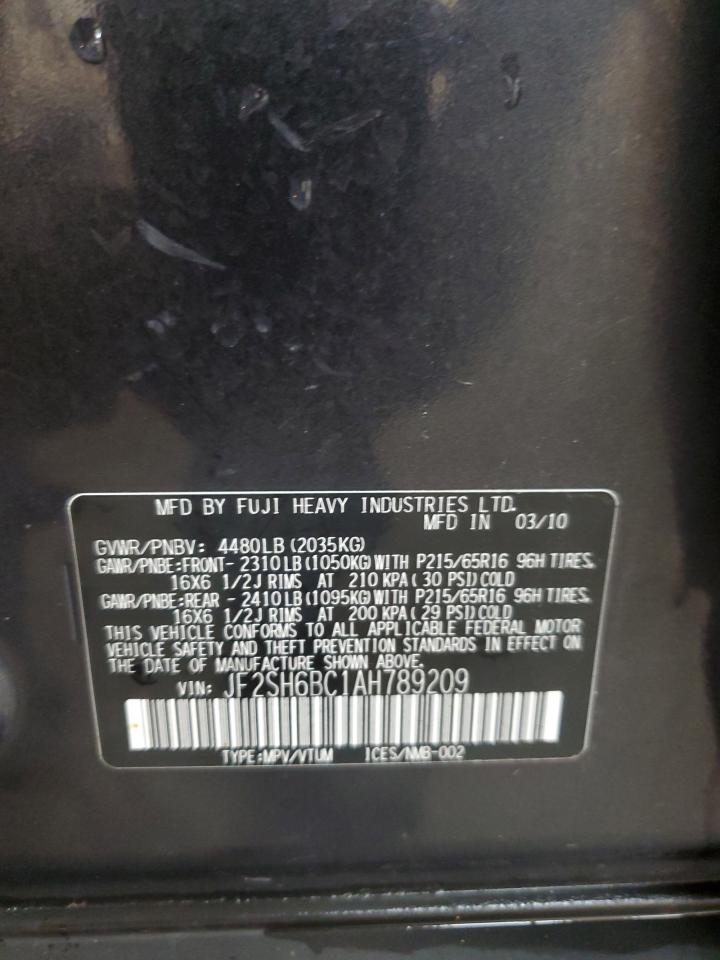 2010 SUBARU FORESTER
