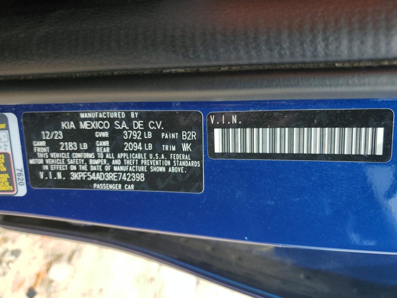 2024 KIA FORTE