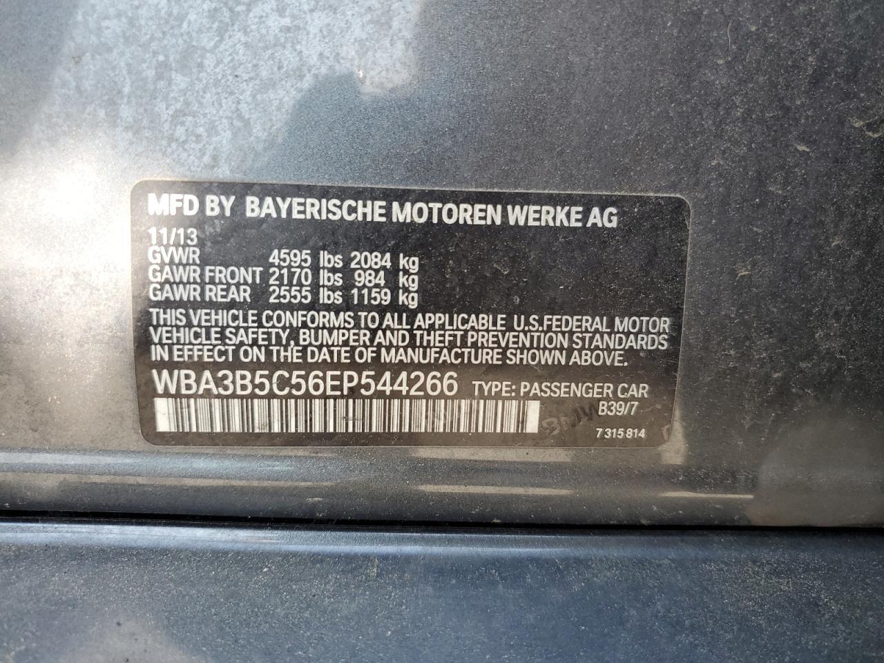 2014 BMW 3 SERIES