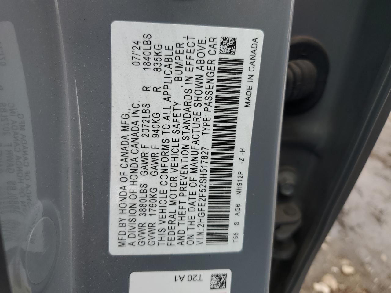 2025 HONDA CIVIC