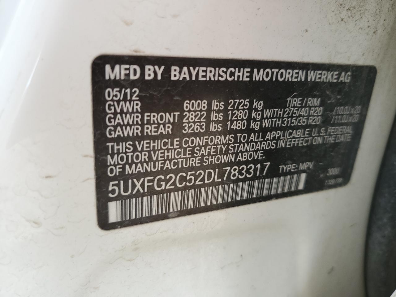 2013 BMW X6