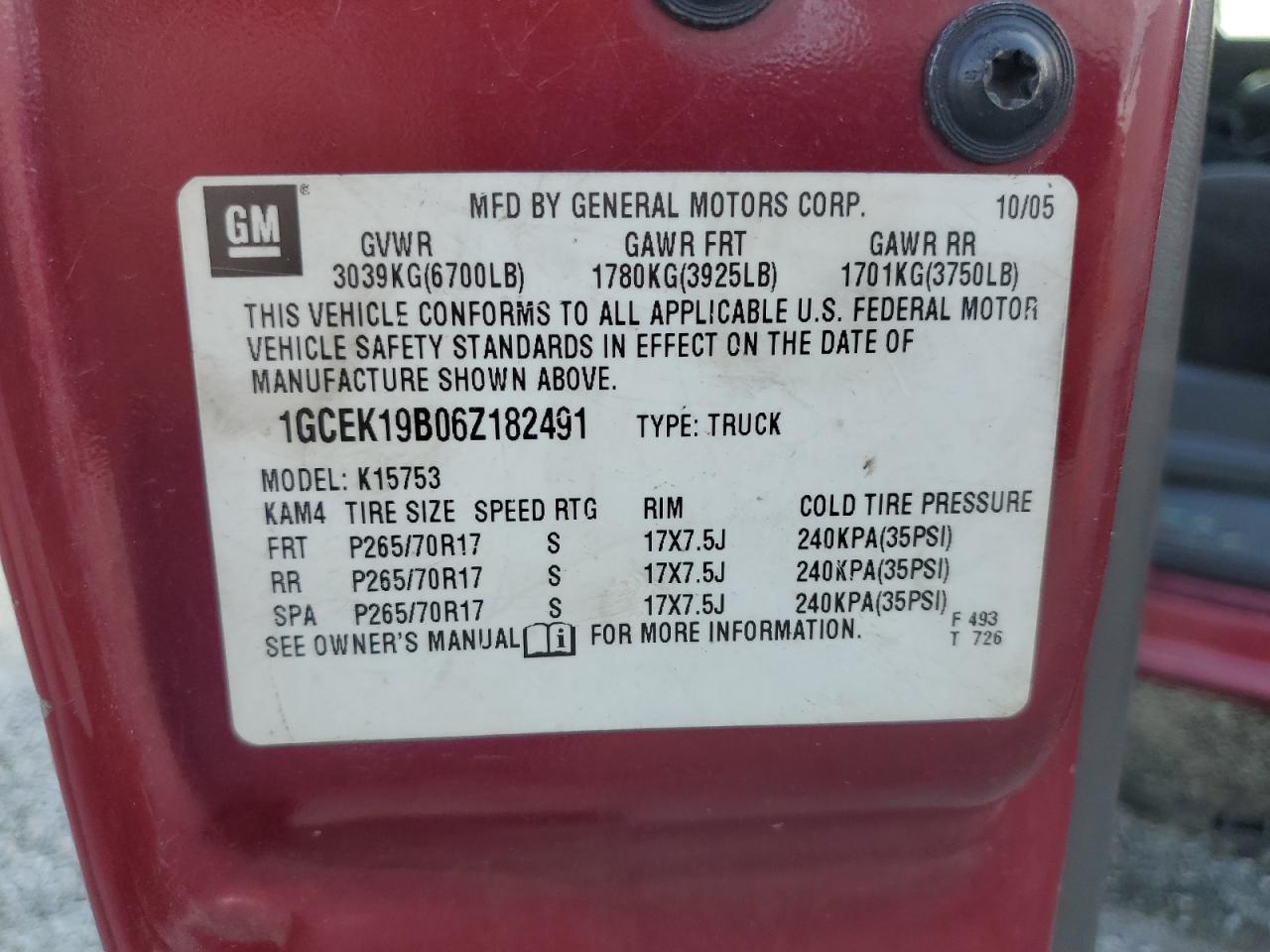 2006 CHEVROLET Silverado