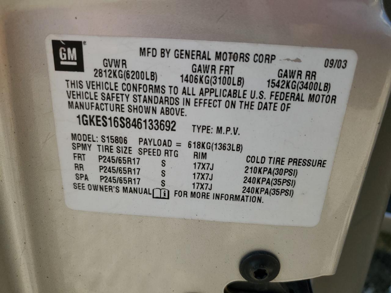 2004 GMC Envoy