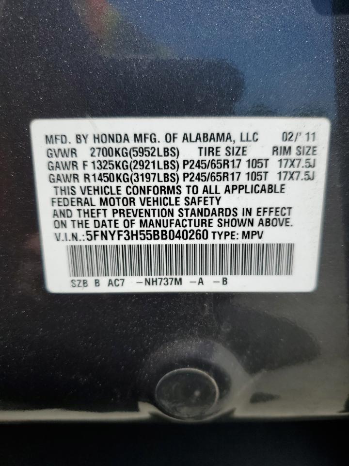 2011 HONDA PILOT