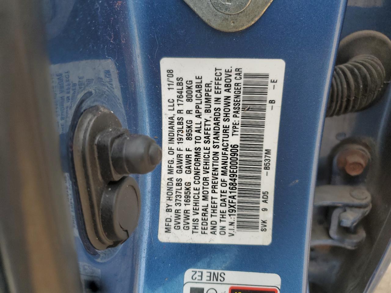 2009 HONDA CIVIC