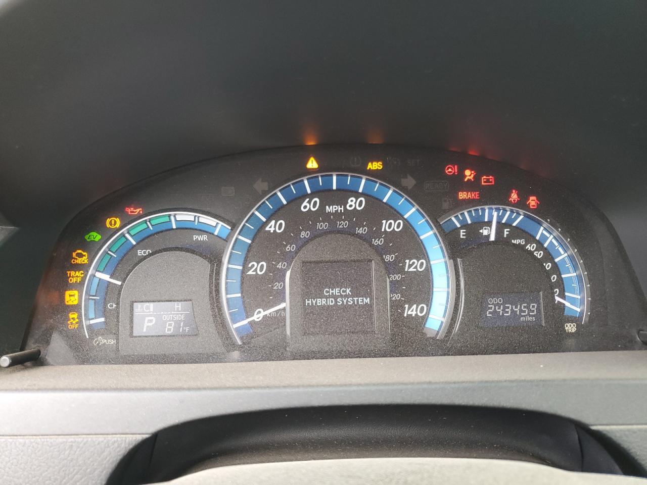 2012 TOYOTA CAMRY